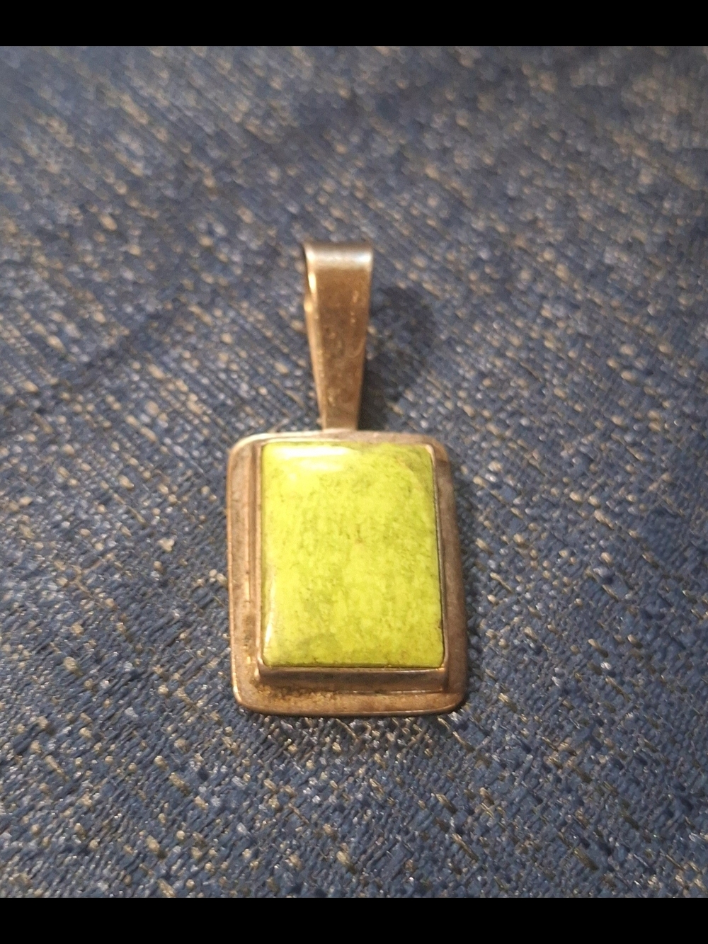 Vintage Navajo Design Sterling  Pendant
